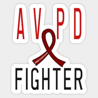 AVPD Avoidant Personality Disorder Fighter Sticker